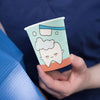 Mundspülbecher aus Papier Zähnchen